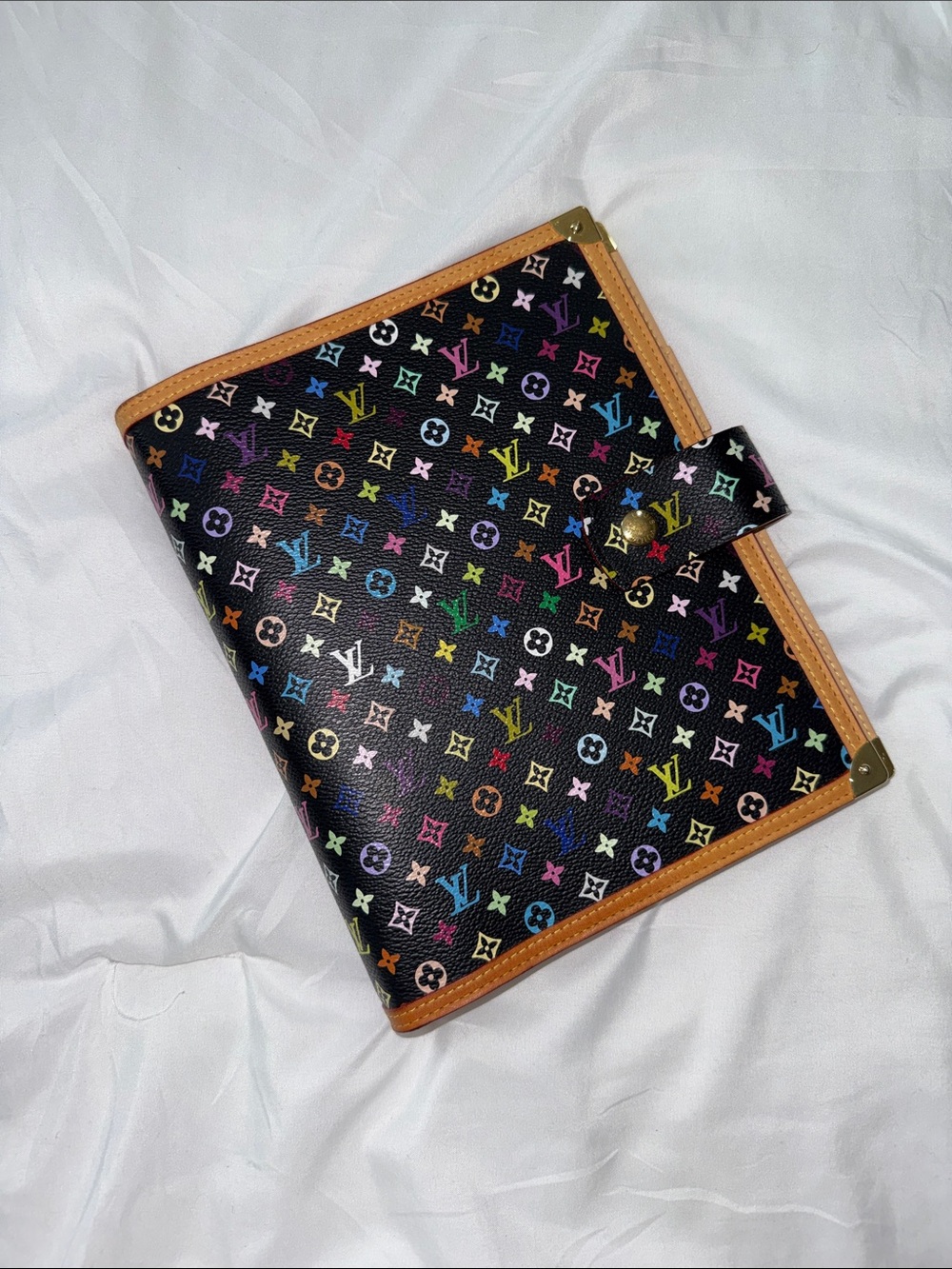 Louis Vuitton Multicolor Noir Agenda Planner Large GM